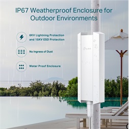 TP-Link EAP650-Outdoor AX3000 Dual-Band Wi-Fi 6 kültéri Vezeték nélküli Gigabit Access Point