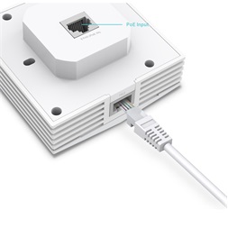 TP-Link EAP650-Wall AX3000 Dual-Band Wi-Fi 6 3xGbE LAN port fali Vezeték nélküli Gigabit Access Point