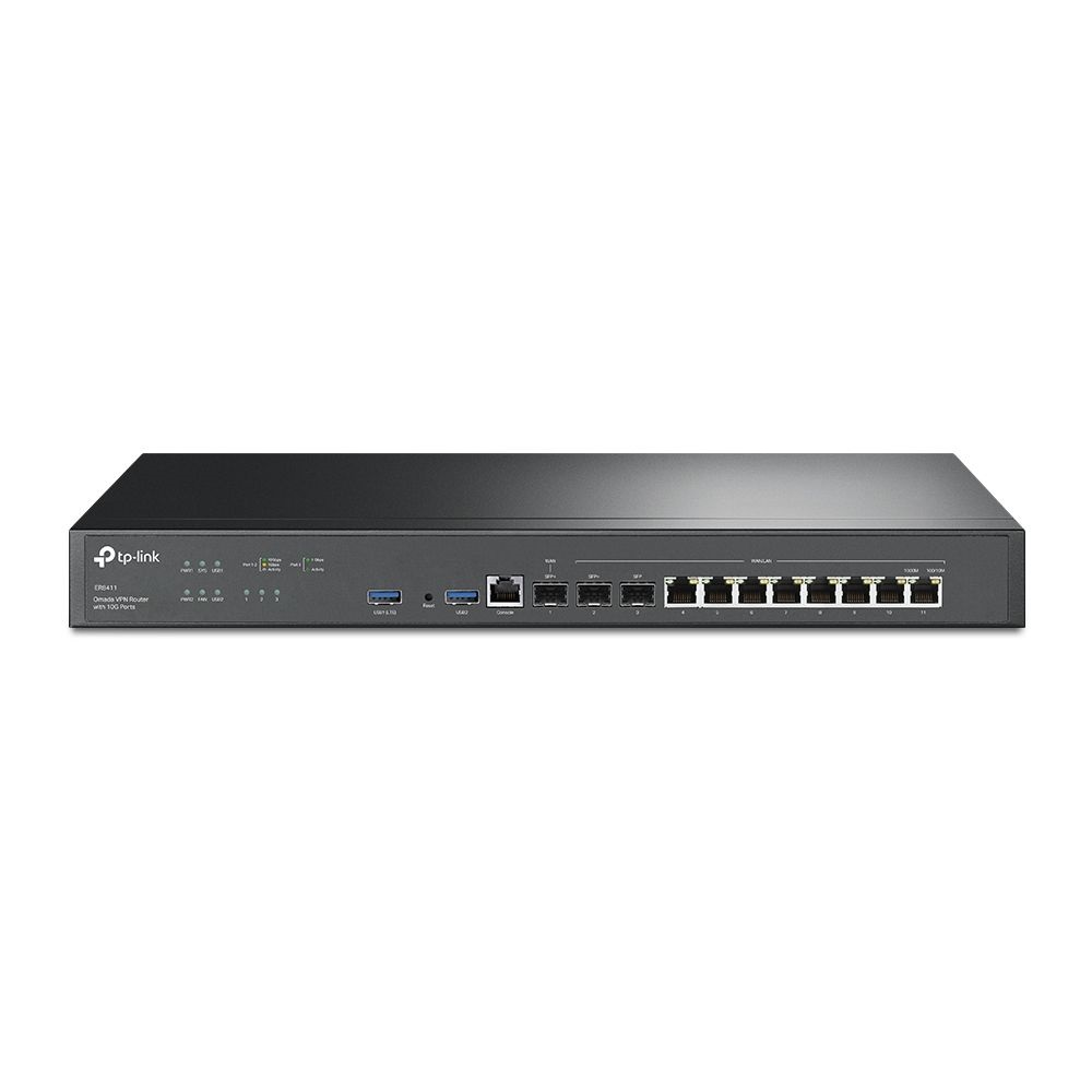 TP-Link ER8411 Omada 8xGbE LAN, 1xGbE SFP, 2x10G SFP+ WAN/LAN port VPN Router