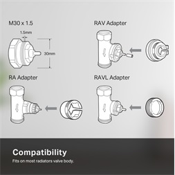 TP-Link KE100 Kasa okos Wi-Fi Termosztát Radiátorszelep