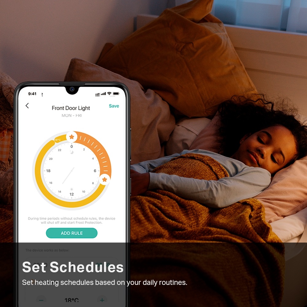 TP-Link KE100 Kasa okos Wi-Fi Termosztát Radiátorszelep