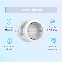 TP-Link P115 Mini Smart Wi-Fi-s Fogyasztásmérős Konnektor (1db-os)