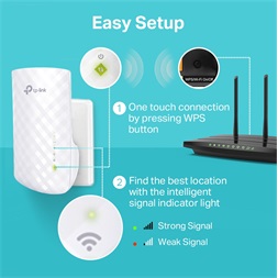TP-Link RE220 AC750 Mesh Wi-Fi tartomány bővítő, hatótávnövelő