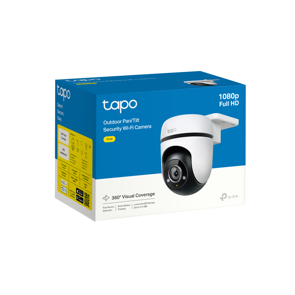 TP-Link TC40 FullHD IP65 Night Vision fehér kültéri biztonsági Wi-Fi kamera -R