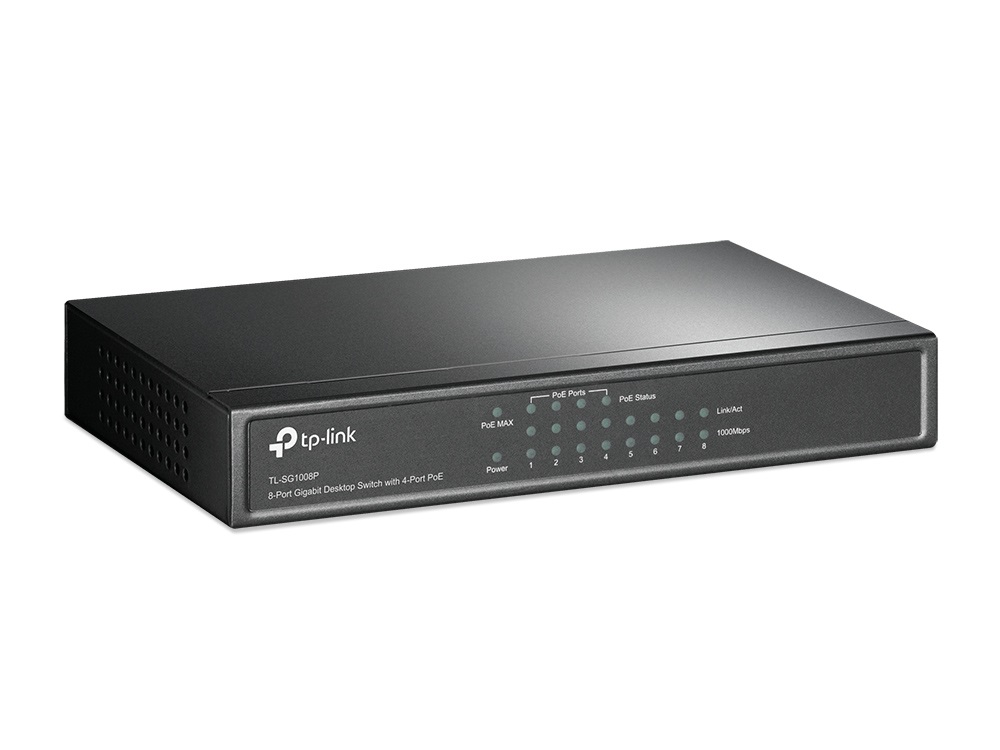 TP-Link TL-SG1008P 8port 10/100/1000Mbps LAN, PoE switch