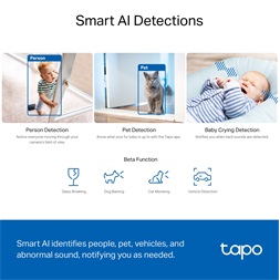 TP-Link Tapo C230 otthoni AI biztonsági Wi-Fi kamera -R