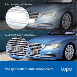 TP-Link Tapo C325WB 2K QHD 4MP IP66 Night Vision fehér kültéri biztonsági Wi-Fi kamera