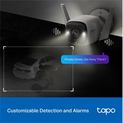 TP-Link Tapo C325WB 2K QHD 4MP IP66 Night Vision fehér kültéri biztonsági Wi-Fi kamera