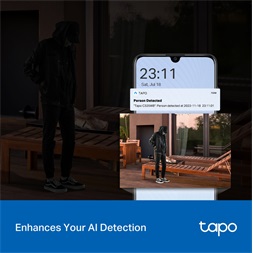 TP-Link Tapo C325WB 2K QHD 4MP IP66 Night Vision fehér kültéri biztonsági Wi-Fi kamera