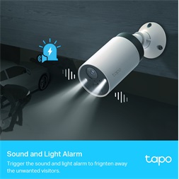 TP-Link Tapo C420S2 okos vezeték nélküli kétkamerás fehér bizonsági kamerarendszer -R