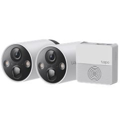TP-Link Tapo C420S2 okos vezeték nélküli kétkamerás fehér bizonsági kamerarendszer -R