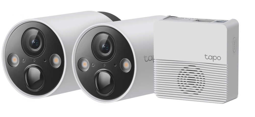 TP-Link Tapo C420S2 okos vezeték nélküli kétkamerás fehér bizonsági kamerarendszer -R