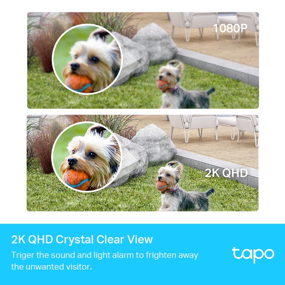 TP-Link Tapo C420S2 okos vezeték nélküli kétkamerás fehér bizonsági kamerarendszer -R