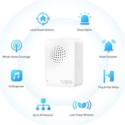 TP-Link Tapo H100 fehér okos IoT HUB csengővel