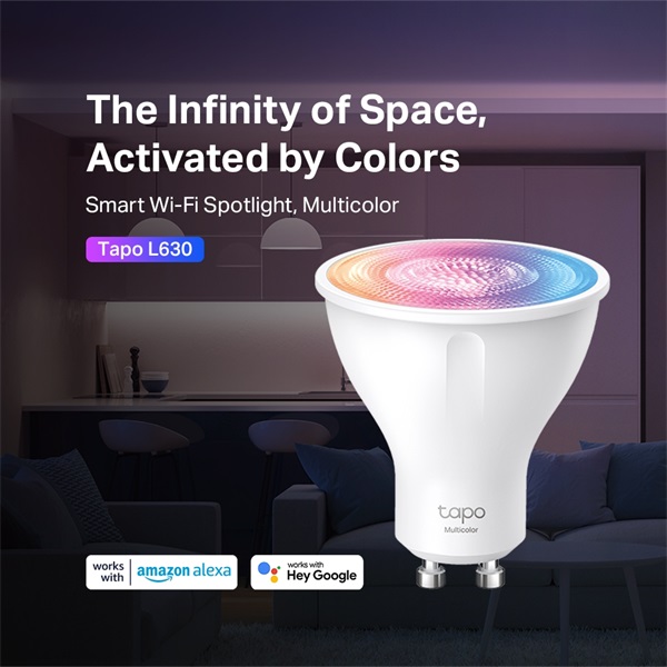 TP-Link Tapo L630 GU10 Smart Wi-Fi LED izzó (2db-os)