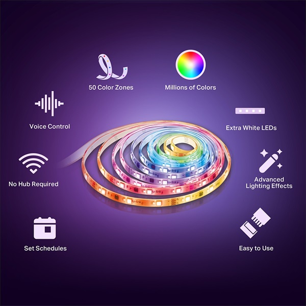 TP-Link Tapo L930-5 Multicolor Smart Wi-Fi-s 5 méteres LED szalag