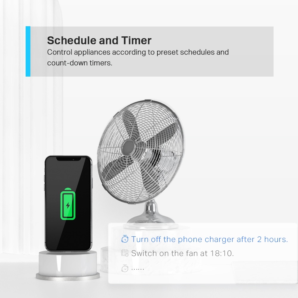 TP-Link Tapo P300 2db USB-A/1db USB-C fehér okos Wi-Fi-s túlfeszültségvédő hosszabbító