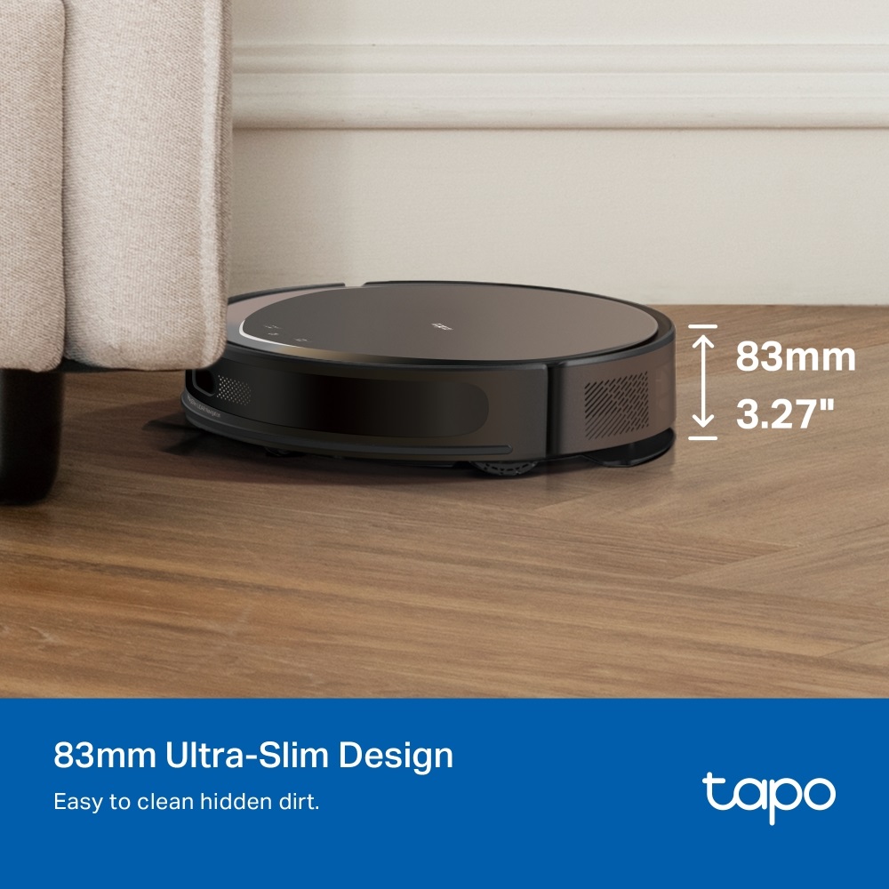 TP-Link Tapo RV20 Max MagSlim LiDAR fekete robotporszívó és felmosó - R
