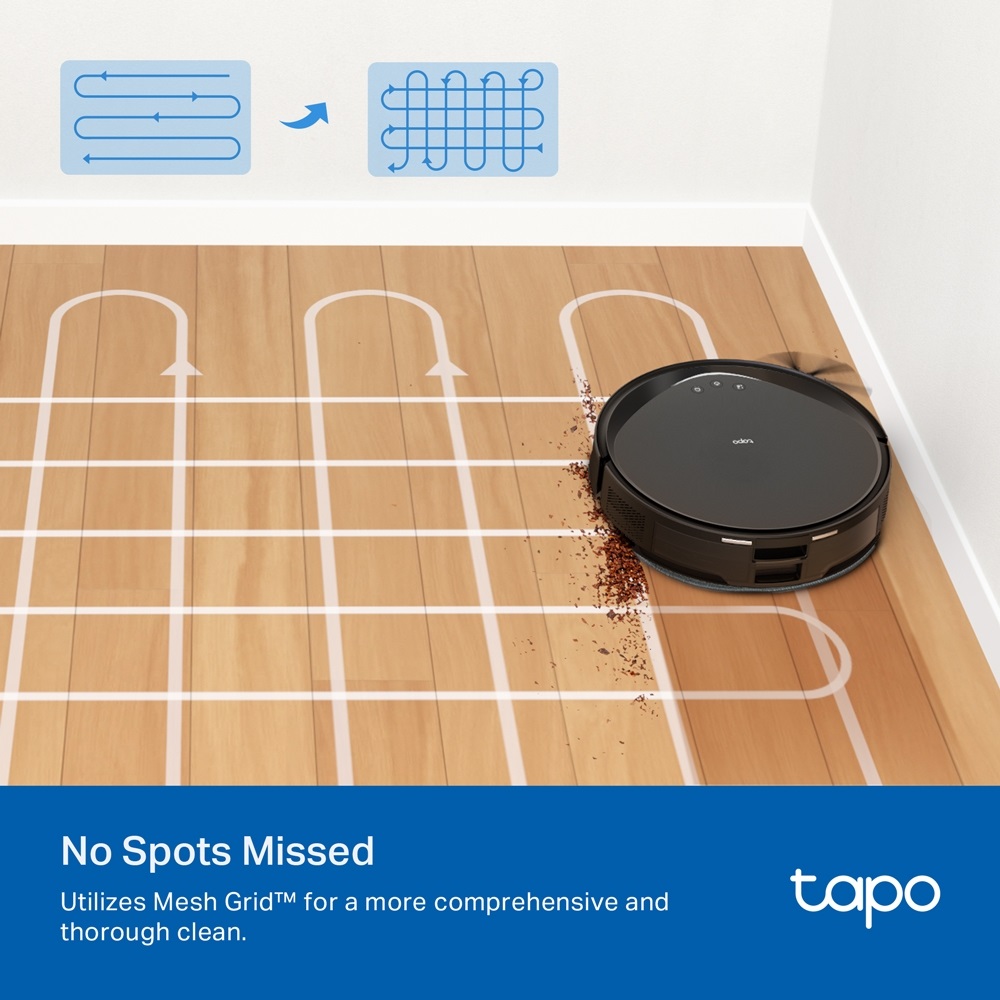 TP-Link Tapo RV20 Max MagSlim LiDAR fekete robotporszívó és felmosó - R