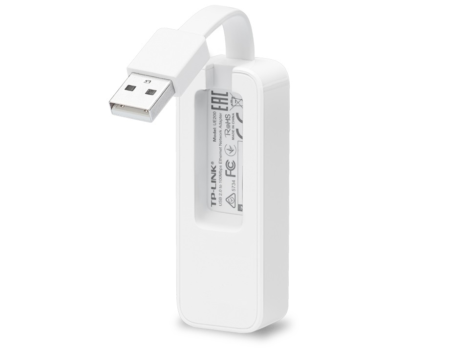 TP-Link UE200 USB 2.0 - 10/100 Ethernet fehér adapter