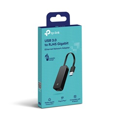 TP-Link UE306 Gigabit Ethernet-USB 3.0 fekete átalakító adapter