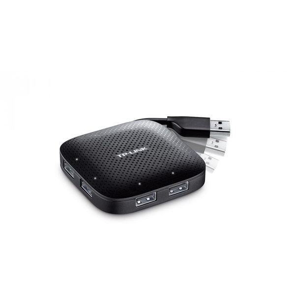 TP-Link UH400 4portos fekete USB3.0 HUB