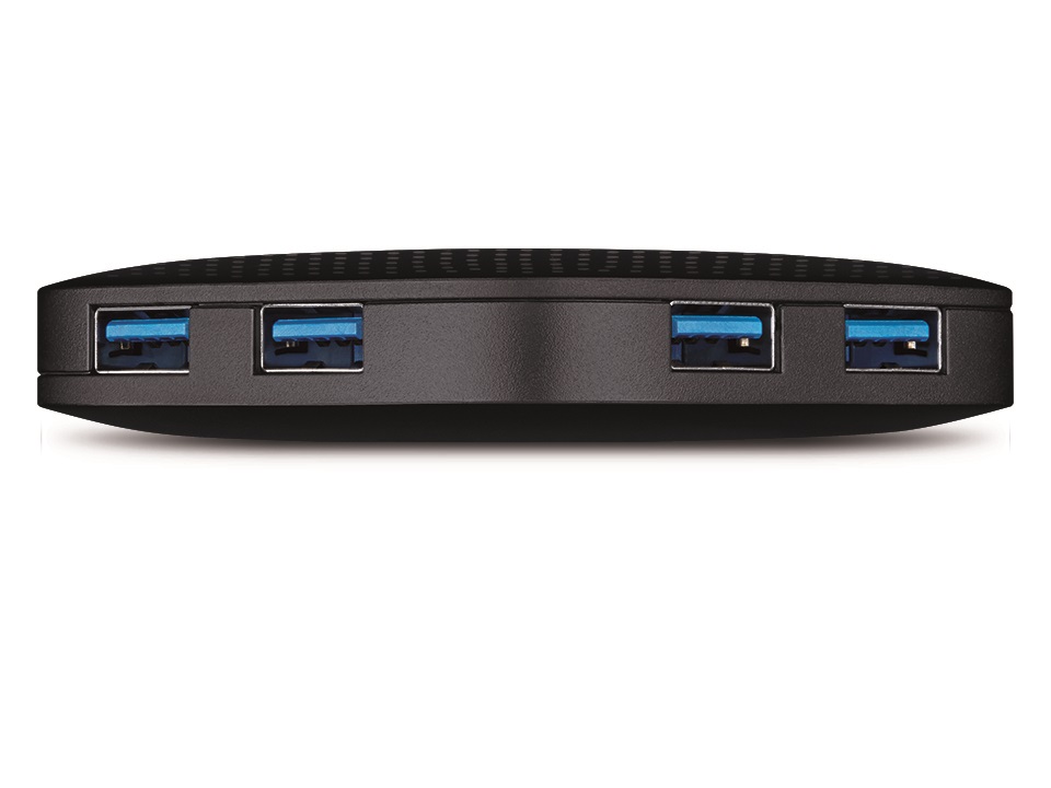 TP-Link UH400 4portos fekete USB3.0 HUB