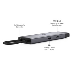 TP-Link UH5020C 5in1 szürke USB-C HUB