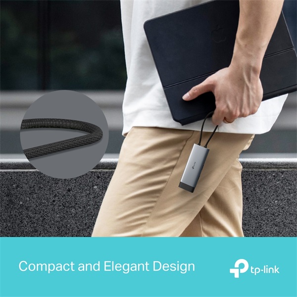 TP-Link UH5020C 5in1 szürke USB-C HUB