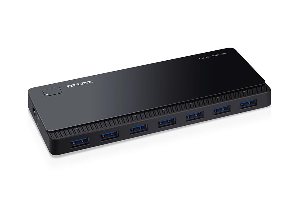 TP-Link UH700 7portos fekete USB3.0 HUB