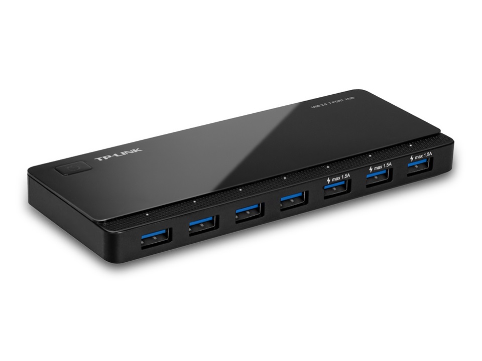 TP-Link UH700 7portos fekete USB3.0 HUB