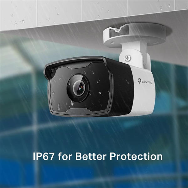 TP-Link VIGI C320I /2MP/6mm/kültéri/H265/IR30m/Smart Detection/IP csőkamera