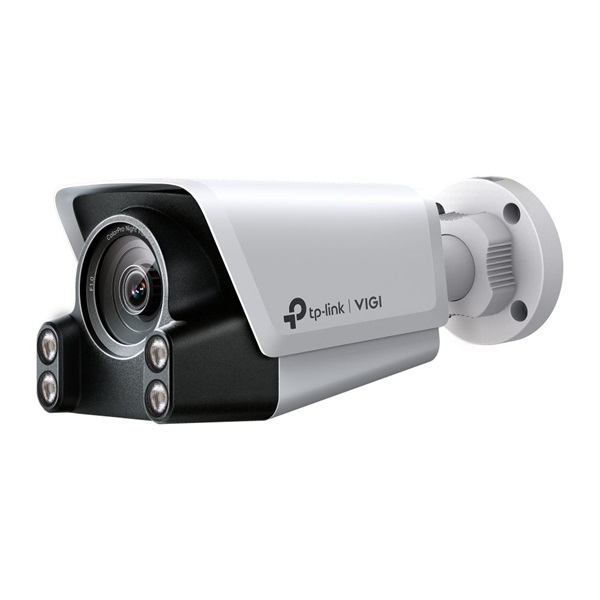 TP-Link VIGI C340S(4mm) /Kültéri/4MP/4mm/LED30m/ColorPro/Smart/ Duál megvilágítású IP csőkamera