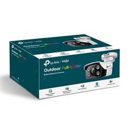 TP-Link VIGI C350(6mm) /Kültéri/5MP/6mm/IR/LED30m/FullColor/Smart/ Duál megvilágítású IP csőkamera