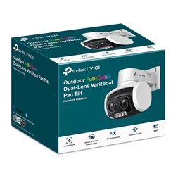 TP-Link VIGI C540V /Kültéri/2x4MP/4-12mm MixedZoom/IR/LED30m/FullColor/Smart/Instant Zoom/ duál-lencsés IP PT kamera