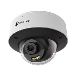 TP-Link VIGI InSight S245(2.8mm)Kültéri/4MP/2,8mm/IR/LED30m/IK10/FullColor/Smart/fém ház/Duál megvilágítású IP dómkamera