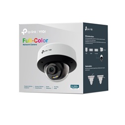 TP-Link VIGI InSight S245(4mm) /Kültéri/4MP/4mm/IR/LED30m/IK10/FullColor/Smart/fém ház/ Duál megvilágítású IP dóm kamera
