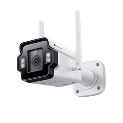 TP-Link VIGI InSight S345-4G(4mm)Kültéri/4MP/4mm/IR50m/LED30m/FullColor/Smart/fém ház/Duál megvilágítású 4G IP csőkamera