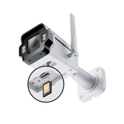 TP-Link VIGI InSight S345-4G(4mm)Kültéri/4MP/4mm/IR50m/LED30m/FullColor/Smart/fém ház/Duál megvilágítású 4G IP csőkamera