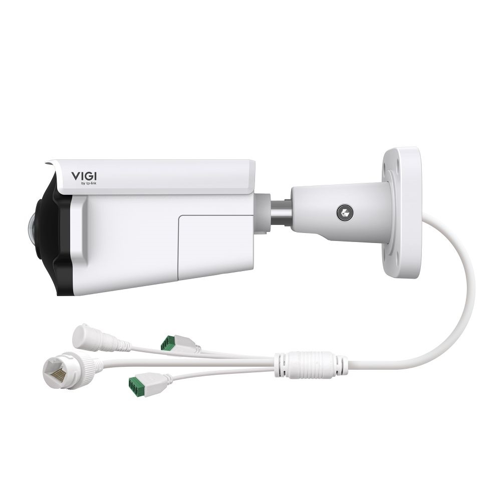TP-Link VIGI InSight S385PI /Kültéri/8MP/1.65mm/IR20m/IK10/Smart/Aktív elrettentő funkcióval/ Panoráma IP csőkamera