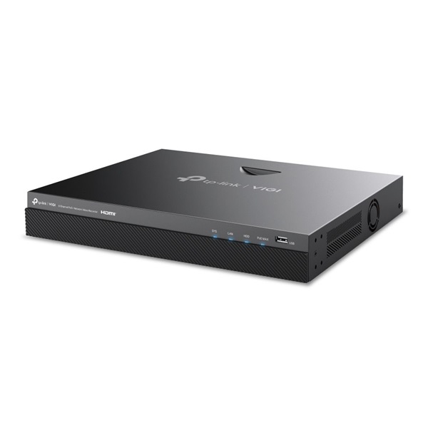 TP-Link VIGI NVR2008H-8MP /8 csatorna/H265+/80Mbps rögzítés/2x SATA/8x PoE+ (93W) hálózati rögzítő (NVR)