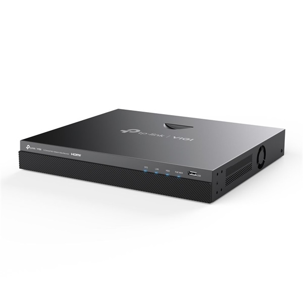 TP-Link VIGI NVR2016H-16P /16 csatorna/H265+/80Mbps rögzítés/2x SATA/16x PoE+ hálózati rögzítő (NVR)