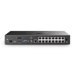 TP-Link VIGI NVR2016H-16P /16 csatorna/H265+/80Mbps rögzítés/2x SATA/16x PoE+ hálózati rögzítő (NVR)