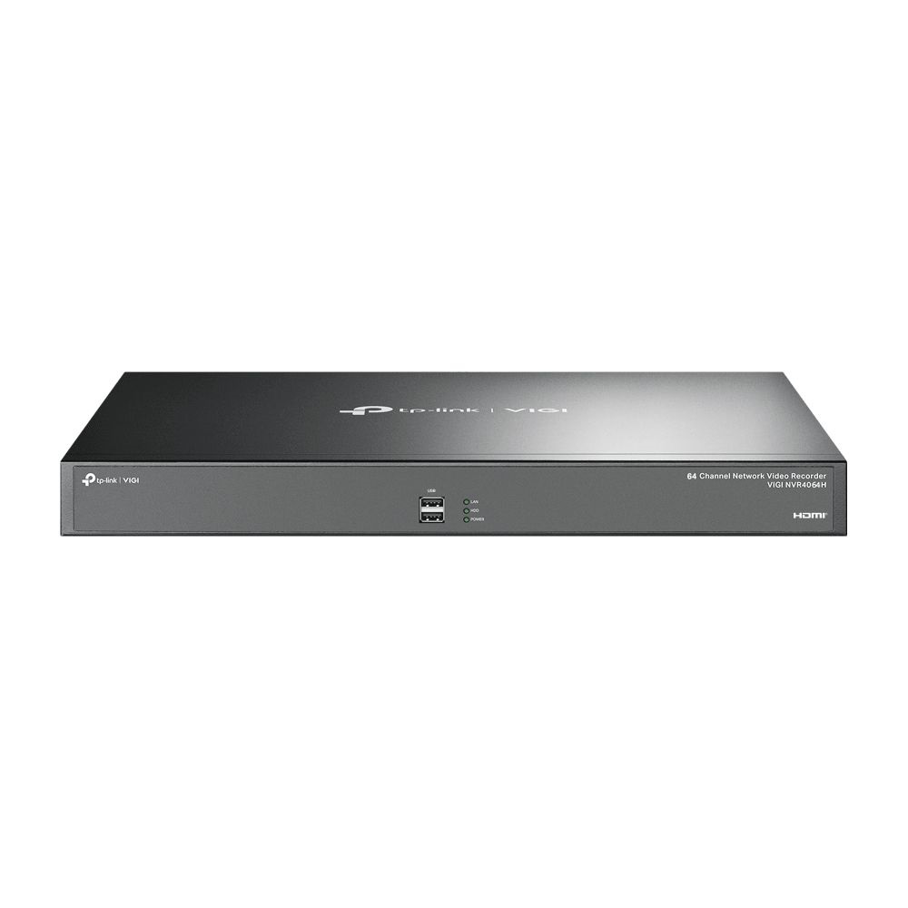 TP-Link VIGI NVR4064H /64 csatorna/H265+/320 Mbps rögzítés/4x SATA/hálózati rögzítő (NVR)