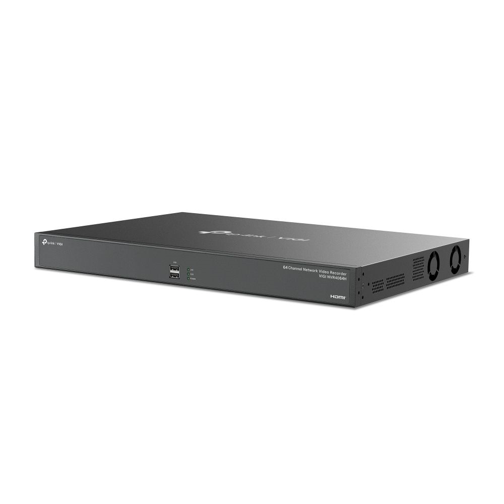 TP-Link VIGI NVR4064H /64 csatorna/H265+/320 Mbps rögzítés/4x SATA/hálózati rögzítő (NVR)