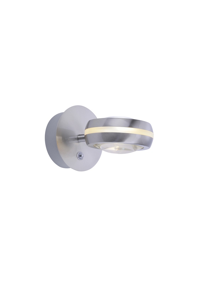 TRIO 255410207 VISTA 2 x 3,8W RGBW-LED/ 3000-5000K nikkel oldalfali lámpatest
