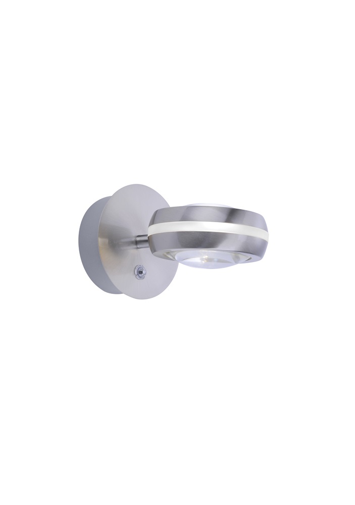 TRIO 255410207 VISTA 2 x 3,8W RGBW-LED/ 3000-5000K nikkel oldalfali lámpatest