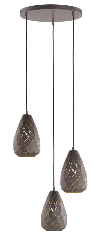 TRIO 301300342 Onyx 42W antracit függesztett lámpatest