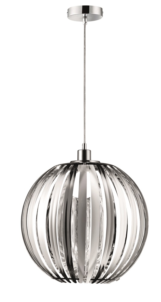 TRIO 304100106 Zucca 60W króm függesztett lámpatest