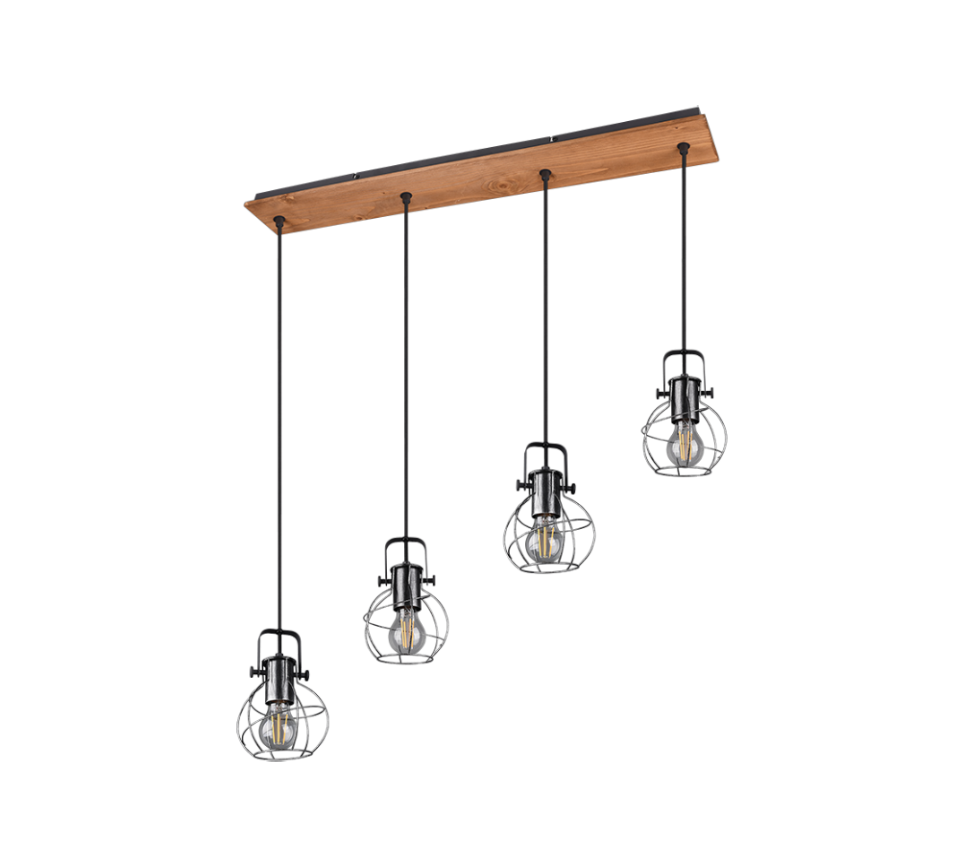 TRIO 305300488 Madras antik ezüst mennyezeti lámpa